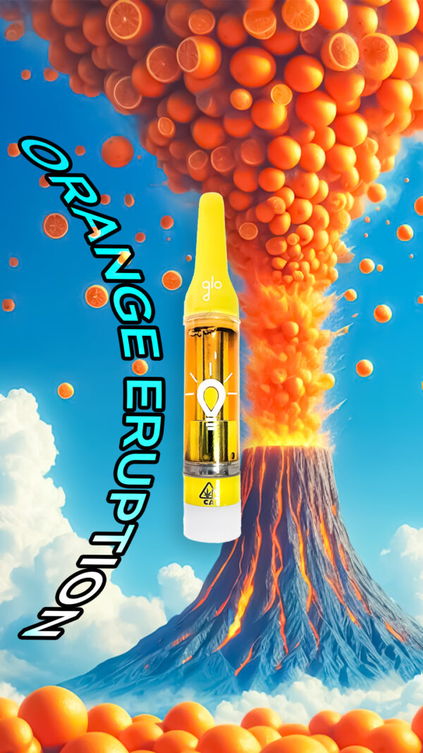 Orange Eruption Glo X Premium Vapes Peoples Choice