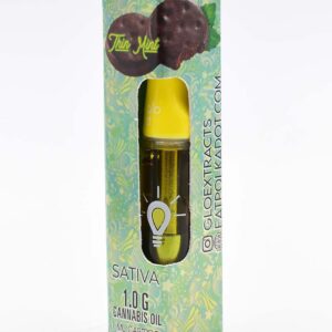 Glo x Polka Dot: Premium Cannabis Extract Cartridges Thin Mint