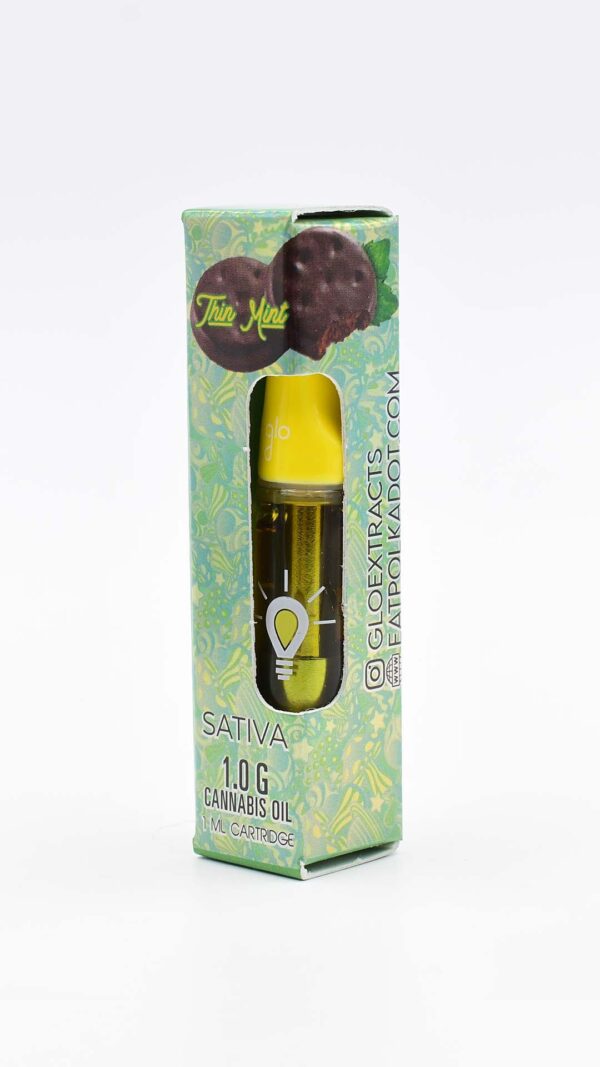 Glo x Polka Dot: Premium Cannabis Extract Cartridges Thin Mint